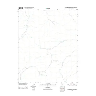 2011 Map of Quartermaster Canyon SW, 2011 Print