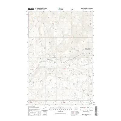 2014 Map of Quartz Creek Butte, 2014 Print