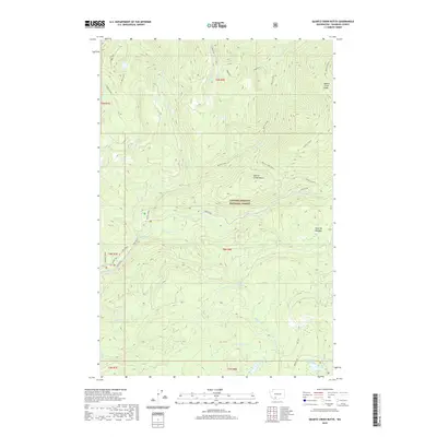 2020 Map of Quartz Creek Butte, 2020 Print