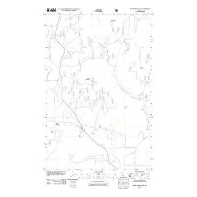 2011 Map of Quartz Mountain, 2011 Print