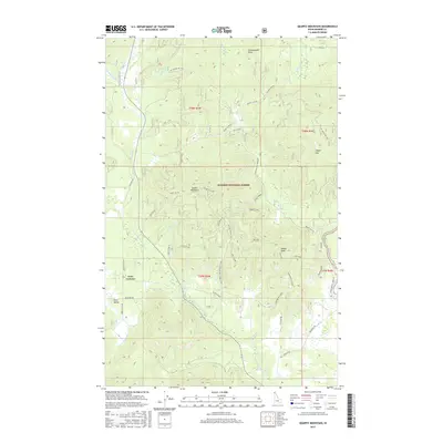 2017 Map of Quartz Mountain, 2017 Print