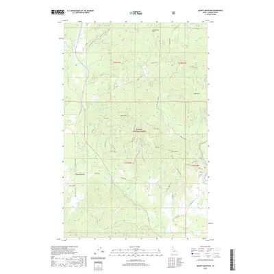 2020 Map of Quartz Mountain, 2020 Print