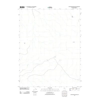 2011 Map of Quartz Mountain NW, 2011 Print
