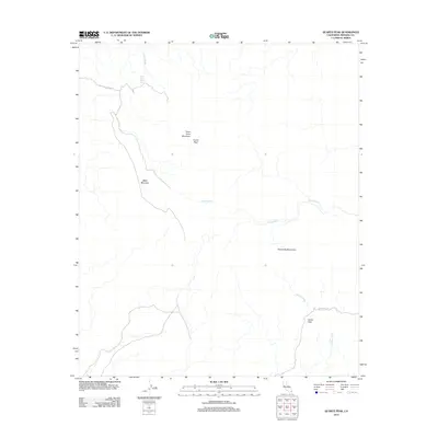 2012 Map of Quartz Peak, 2012 Print
