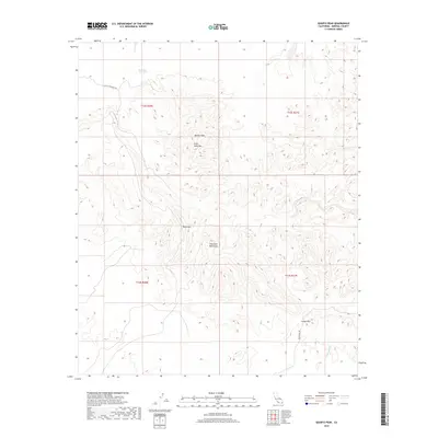 2018 Map of Quartz Peak, 2018 Print