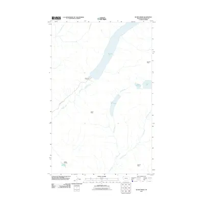 2011 Map of Quartz Ridge, 2011 Print