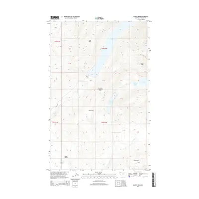 2014 Map of Quartz Ridge, 2014 Print