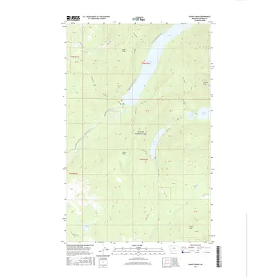 2017 Map of Quartz Ridge, 2017 Print