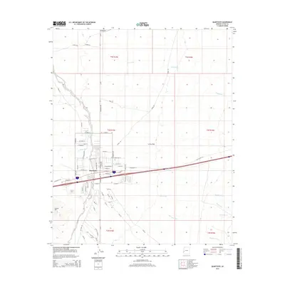 2014 Map of Quartzsite, 2014 Print