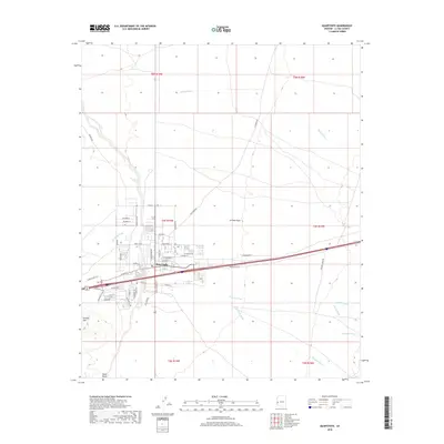 2018 Map of Quartzsite, 2018 Print