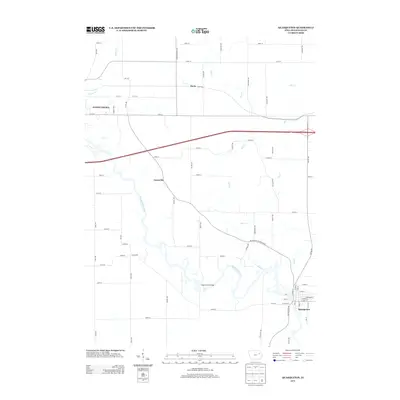 2013 Map of Quasqueton, 2013 Print