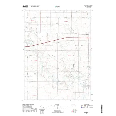 2018 Map of Quasqueton, 2018 Print