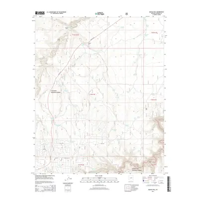 2014 Map of Quayle Hill, 2014 Print