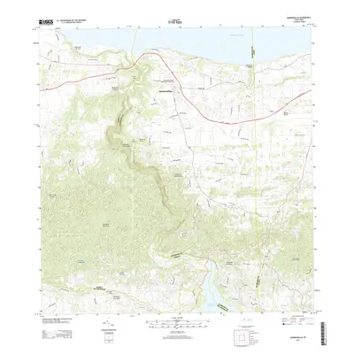 2013 Map of Quebradillas, 2013 Print