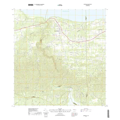 2018 Map of Quebradillas, 2018 Print