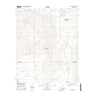 2015 Map of Queen Mountain, 2015 Print