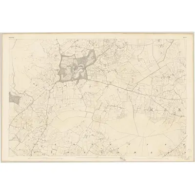 1839 Map of Queen's County - Sheet 12, 1841 Print