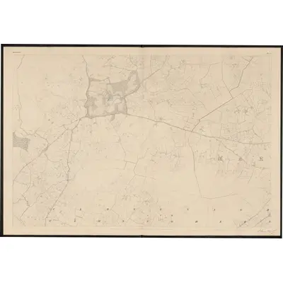 1839 Map of Queen's County - Sheet 12, 1852 Print