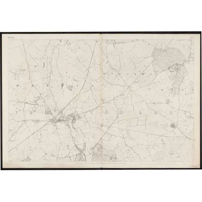 1839 Map of Queen's County - Sheet 13, 1861 Print