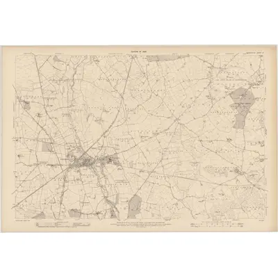 1907 Map of Queen's County - Sheet 13, 1909 Print