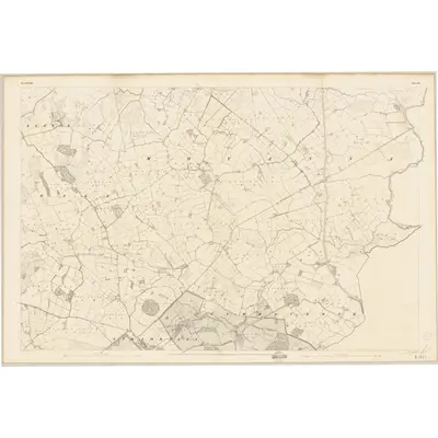 1839 Map of Queen's County - Sheet 14, 1841 Print