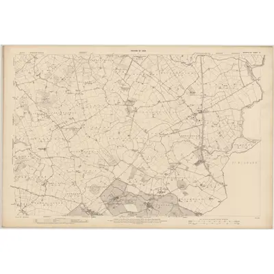1907 Map of Queen's County - Sheet 14, 1909 Print