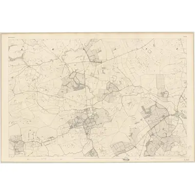 1839 Map of Queen's County - Sheet 16, 1841 Print