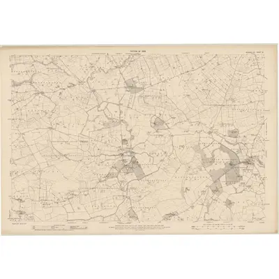 1907 Map of Queen's County - Sheet 16, 1909 Print