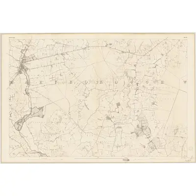 1839 Map of Queen's County - Sheet 17, 1841 Print