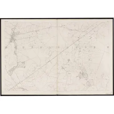 1839 Map of Queen's County - Sheet 17, 1862 Print