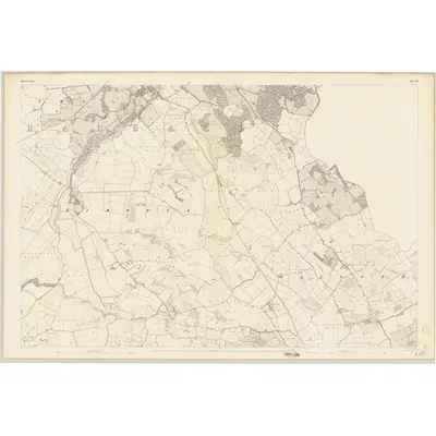 1839 Map of Queen's County - Sheet 19, 1841 Print