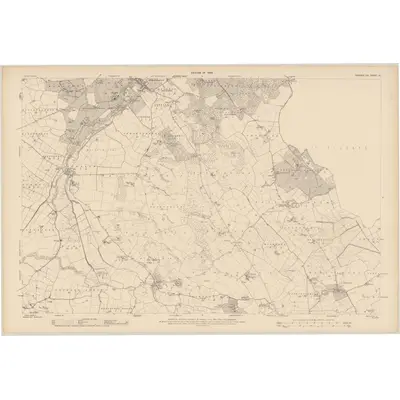 1907 Map of Queen's County - Sheet 19, 1909 Print