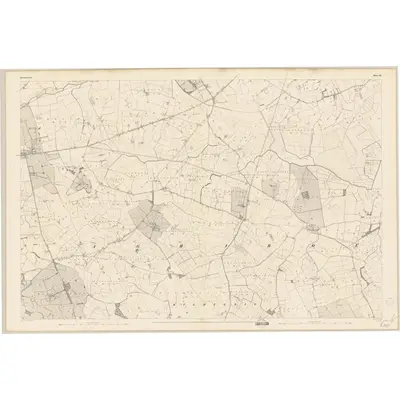 1839 Map of Queen's County - Sheet 22, 1841 Print