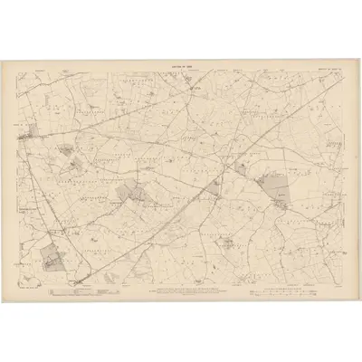 1907 Map of Queen's County - Sheet 22, 1909 Print