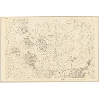 1839 Map of Queen's County - Sheet 23, 1841 Print