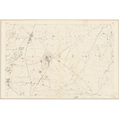 1839 Map of Queen's County - Sheet 24, 1841 Print