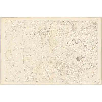 1839 Map of Queen's County - Sheet 25, 1841 Print
