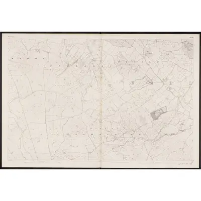 1839 Map of Queen's County - Sheet 25, 1862 Print