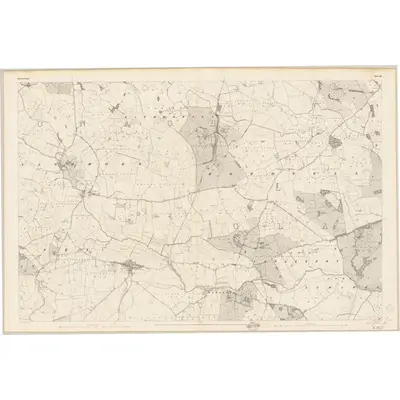 1839 Map of Queen's County - Sheet 28, 1841 Print