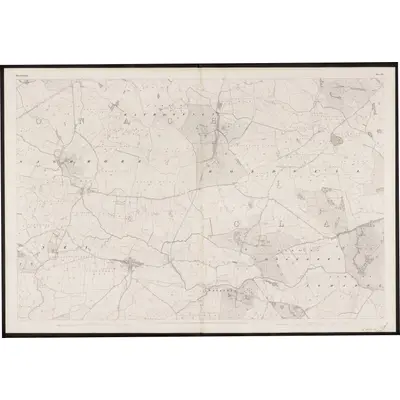 1839 Map of Queen's County - Sheet 28, 1862 Print