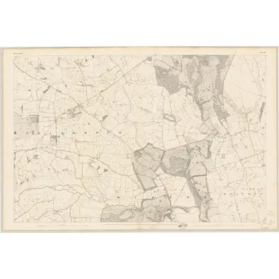 1839 Map of Queen's County - Sheet 29, 1841 Print