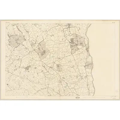 1839 Map of Queen's County - Sheet 32, 1841 Print