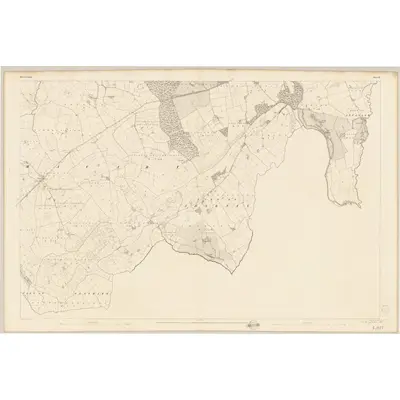 1839 Map of Queen's County - Sheet 35, 1841 Print