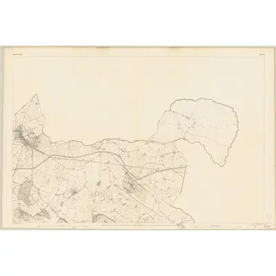 1838 Map of Queen's County - Sheet 5, 1841 Print