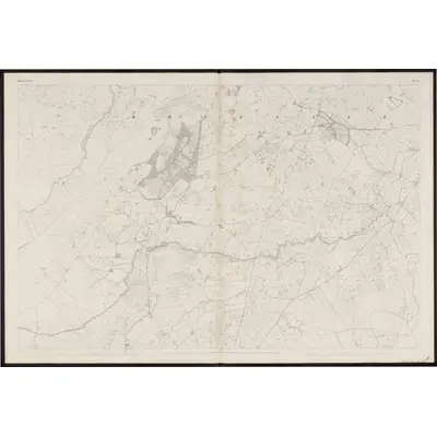 1839 Map of Queen's County - Sheet 7, 1863 Print
