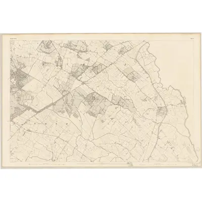 1839 Map of Queen's County - Sheet 9, 1841 Print