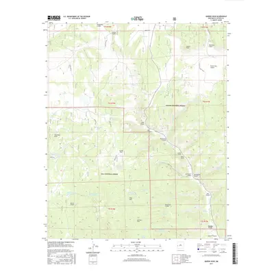 2017 Map of Queens Head, 2017 Print