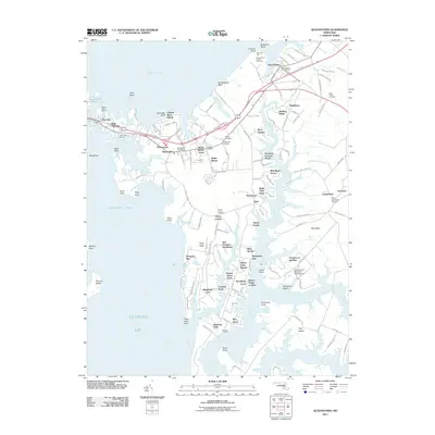 2011 Map of Queenstown, 2011 Print
