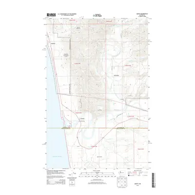 2014 Map of Queets, 2014 Print