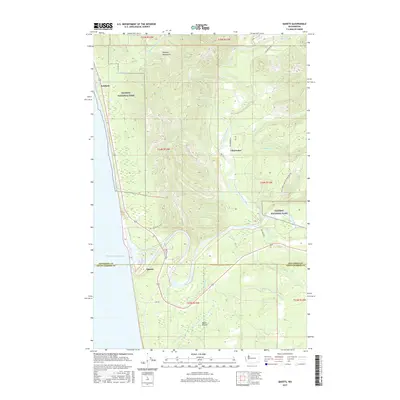 2017 Map of Queets, 2017 Print